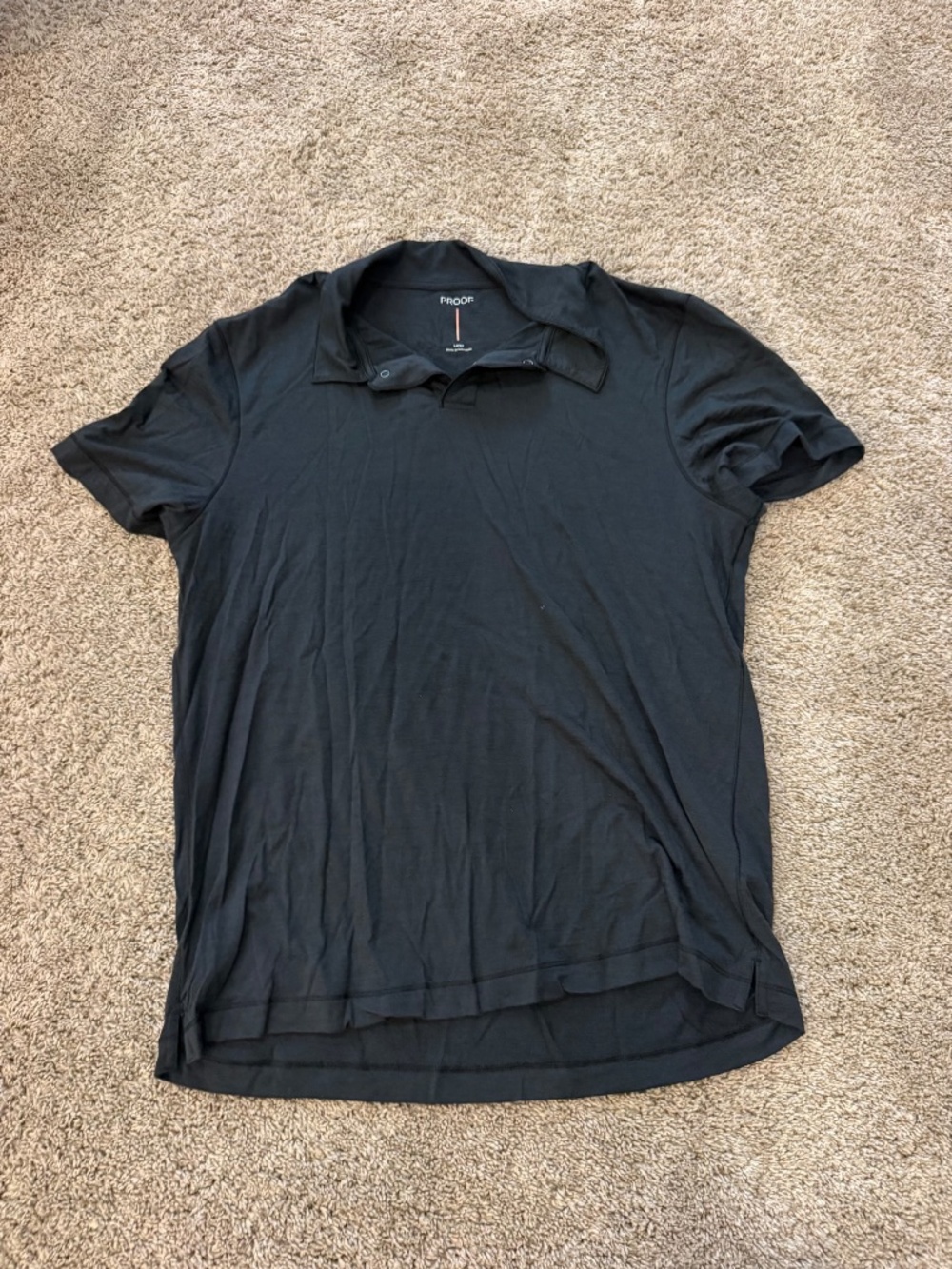 72-Hour Merino Two-Button Polo Shirt
